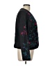 Coldwater Creek 100% Silk Floral Black Silk Blazer Size L (petite) - photo 4