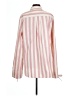 Monse 100% Cotton Stripes Pink Long Sleeve Button-Down Shirt Size 10 - photo 2