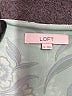 Ann Taylor LOFT 100% Polyester Teal Sleeveless Blouse Size XL - photo 7