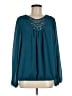Sophie Max Teal Long Sleeve Blouse Size M (estimated) - photo 1