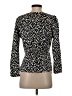 J.Crew 100% Polyester Black 3/4 Sleeve Top Size 2 - photo 2