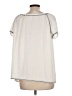 Max Studio Ivory Short Sleeve Blouse Size L - photo 2