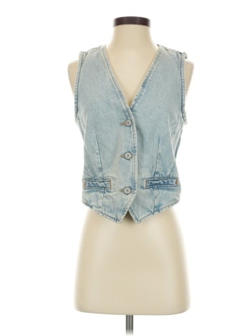 MNG Denim Vest (view 1)