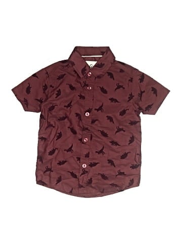 CRAFT + FLOW Short Sleeve Button-Down Shirt (view 1)