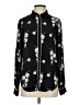 Suzy Shier 100% Polyester Floral Black Long Sleeve Blouse Size XS - photo 1