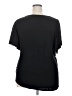 Kim & Cami Black Short Sleeve Top Size 2X - photo 2