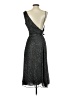 Keepsake 100% Polyester Chevron-herringbone Gray Cocktail Dress Size S - photo 2