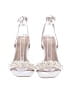 Lulus White Sandals Size 8 - photo 2