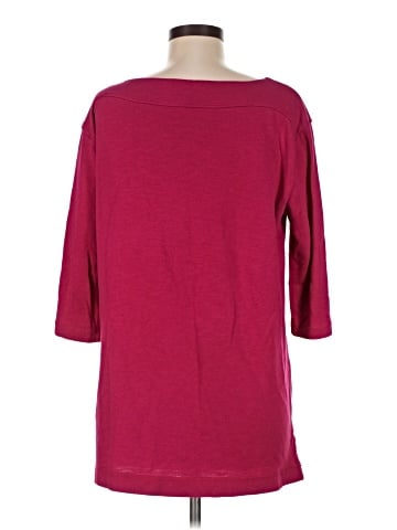 Lands' End 3/4 Sleeve T-Shirt (view 2)
