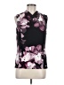 Calvin Klein 100% Polyester Purple Sleeveless Blouse Size M - photo 1