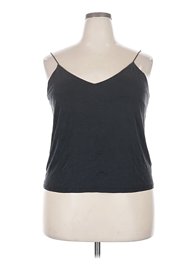 Pre-owned Maurices Sleeveless Top Gray Sweetheart Neckline Tops