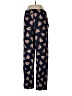 Ann Taylor LOFT 100% Rayon Paisley Blue Casual Pants Size L - photo 2