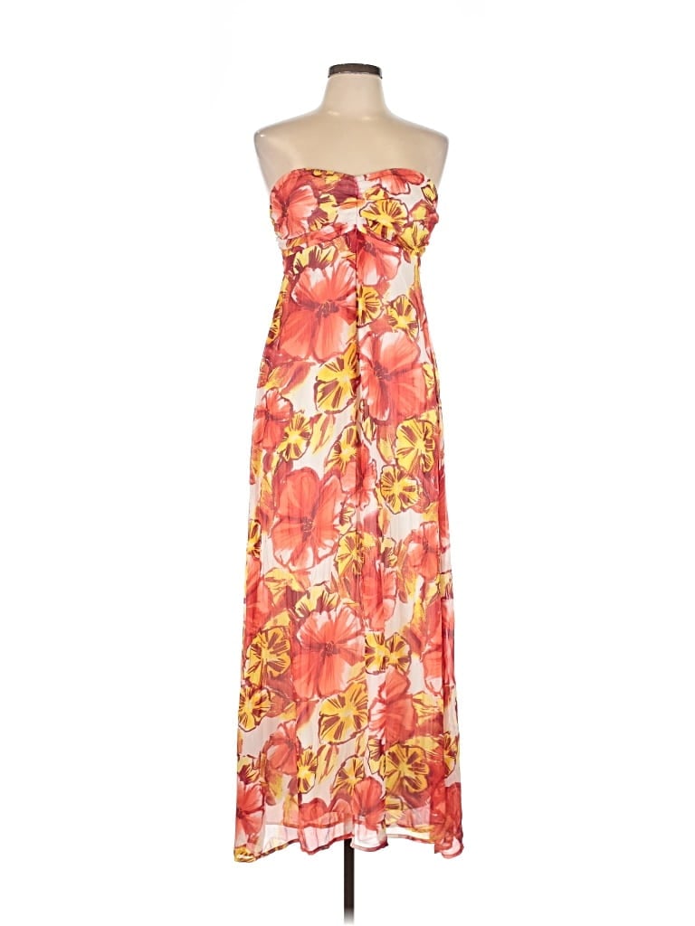 Pre-owned Xhilaration Casual Dress In Orange