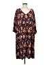 BLOOMCHIC 100% Rayon Paisley Blue Casual Dress Size 14 - 16 - photo 1