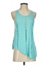 Piper 100% Rayon Teal Tank Top Size S - photo 1