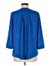 NYDJ 100% Polyester Blue 3/4 Sleeve Blouse Size M - photo 2