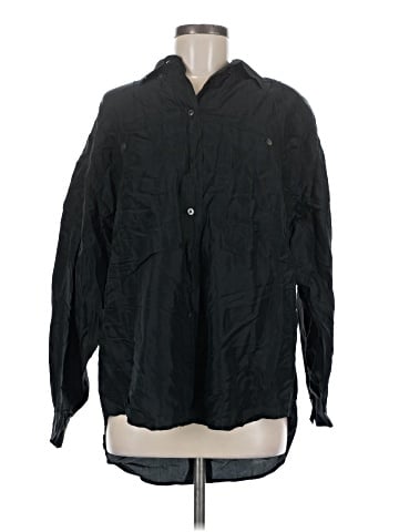 Compagnie Internationale Express Long Sleeve Silk Top (view 1)