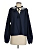 Lalavon Blue Long Sleeve Blouse Size S - photo 1
