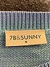 78 & Sunny 100% Polyester Blue Pullover Sweater Size M - photo 7