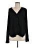 ASOS 100% Polyester Black Long Sleeve Blouse Size 8 - photo 1