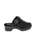 White Mountain 100% Leather Black Mule/Clog Size 6 - photo 1