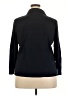 Talbots 100% Cotton Black Long Sleeve Blouse Size 2X Petite - photo 2