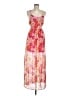 Double Zero 100% Polyester Floral Pink Casual Dress Size M - photo 1