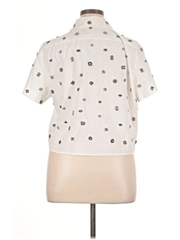 J.Crew Collection Short Sleeve Blouse (view 2)