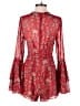 For Love & Lemons 100% Polyester Paisley Red Romper Size S - photo 2