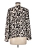 Rails 100% Rayon Animal Print Ivory Long Sleeve Blouse Size M - photo 2