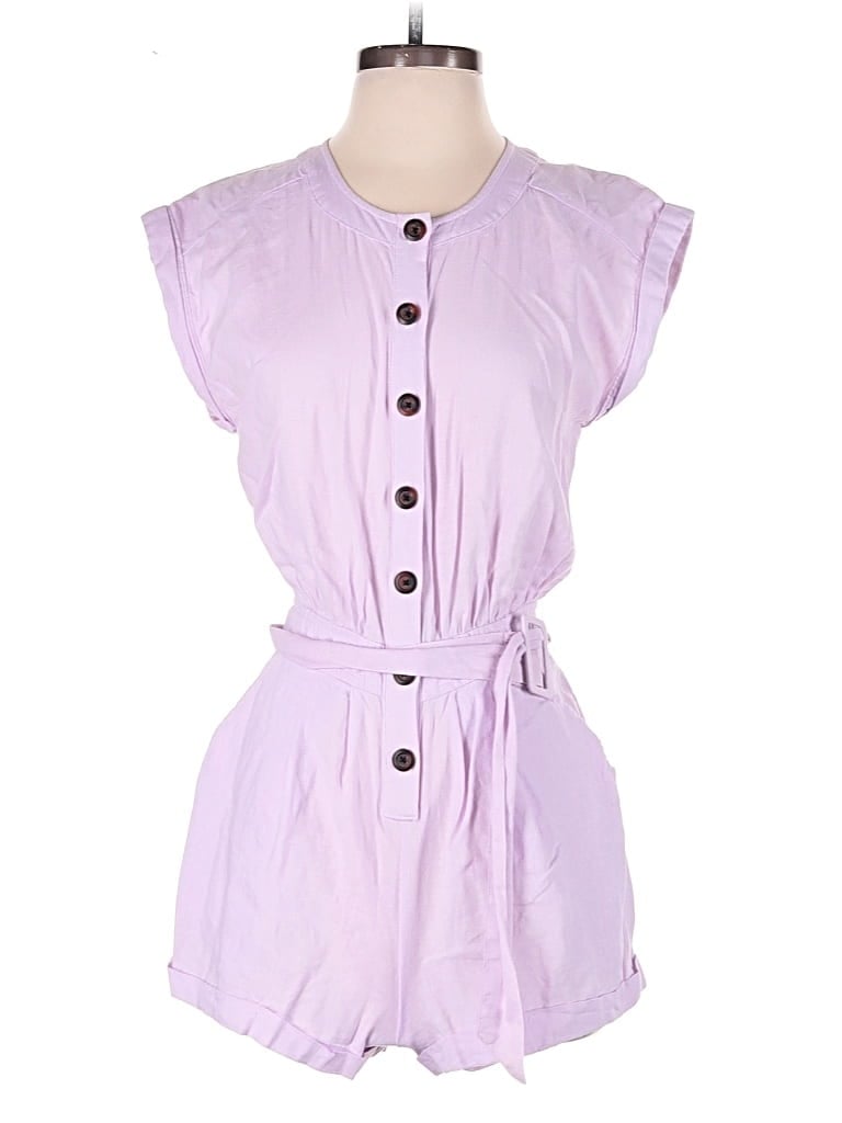 Pre-owned Urban Outfitters Romper In Purple