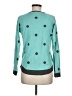 The Limited Outlet Polka Dots Teal Pullover Sweater Size M - photo 2