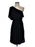 Sugar Lips Solid Black Casual Dress Size S - photo 1