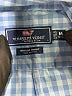 Vineyard Vines 100% Cotton Checkered-gingham Blue Long Sleeve Button-Down Shirt Size 12 - 14 - photo 3