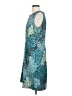 Connected Apparel Graphic Teal Cocktail Dress Size 14 - photo 5