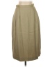 Unbranded 100% Rayon Solid Tan Casual Skirt Size 4 (estimated) - photo 1