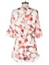 Honey Punch 100% Polyester Floral Ivory Romper Size S - photo 2