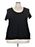 Caslon Black Short Sleeve Top Size 3X - photo 1