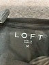 Ann Taylor LOFT Black Short Sleeve Top Size M - photo 7