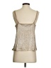 Maurices 100% Polyester Metallic Silver Sleeveless Blouse Size S - photo 2