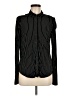 Modern Works Stripes Black Long Sleeve Blouse Size M - photo 1