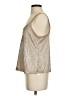 Maurices 100% Polyester Metallic Silver Sleeveless Blouse Size S - photo 5