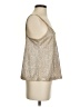 Maurices 100% Polyester Metallic Silver Sleeveless Blouse Size S - photo 4