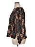 Ann Taylor LOFT 100% Polyester Black Long Sleeve Blouse Size XL - photo 5