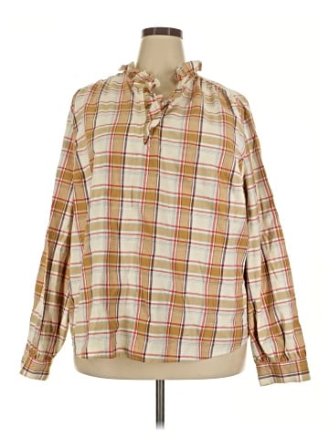 St. John's Bay Long Sleeve Button-Down Shirt (view 1)