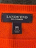 Lands' End 100% Cashmere Orange Cashmere Pullover Sweater Size XS - photo 7