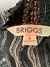 Briggs Stripes Black Shorts Size S - photo 3