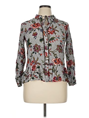 Maeve by Anthropologie Long Sleeve Blouse (view 1)
