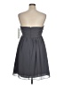Bill Levkoff 100% Polyester Solid Gray Cocktail Dress Size 16 - photo 2