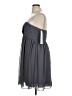 Bill Levkoff 100% Polyester Solid Gray Cocktail Dress Size 16 - photo 5